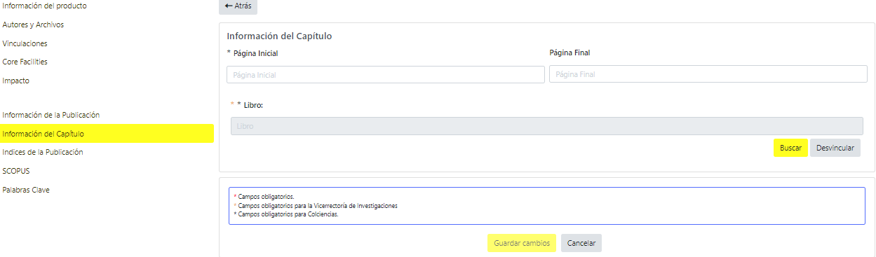 información de publicación